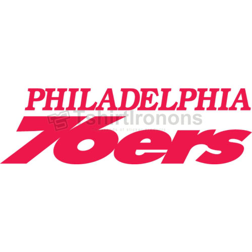 Philadelphia 76ers T-shirts Iron On Transfers N1153 - Click Image to Close